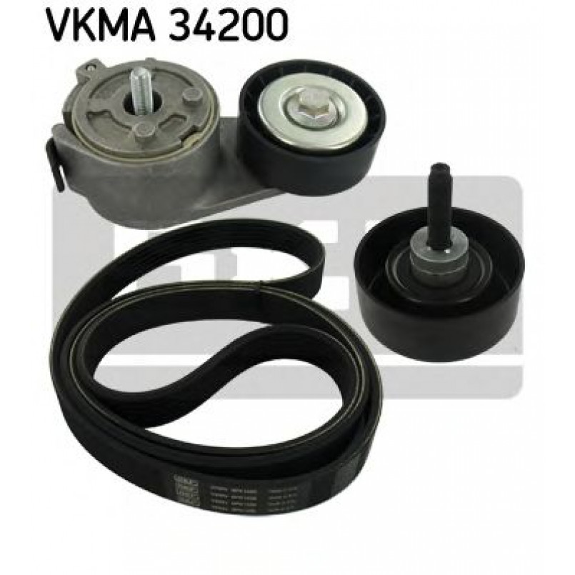 VKMA 34200 SKF Комплект доріжкового ремня